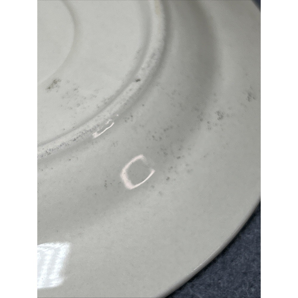 Aunt Rhody Goose Saucers Set of 3 Blue Bow Farmhouse Stoneware - Picture 10 of 10